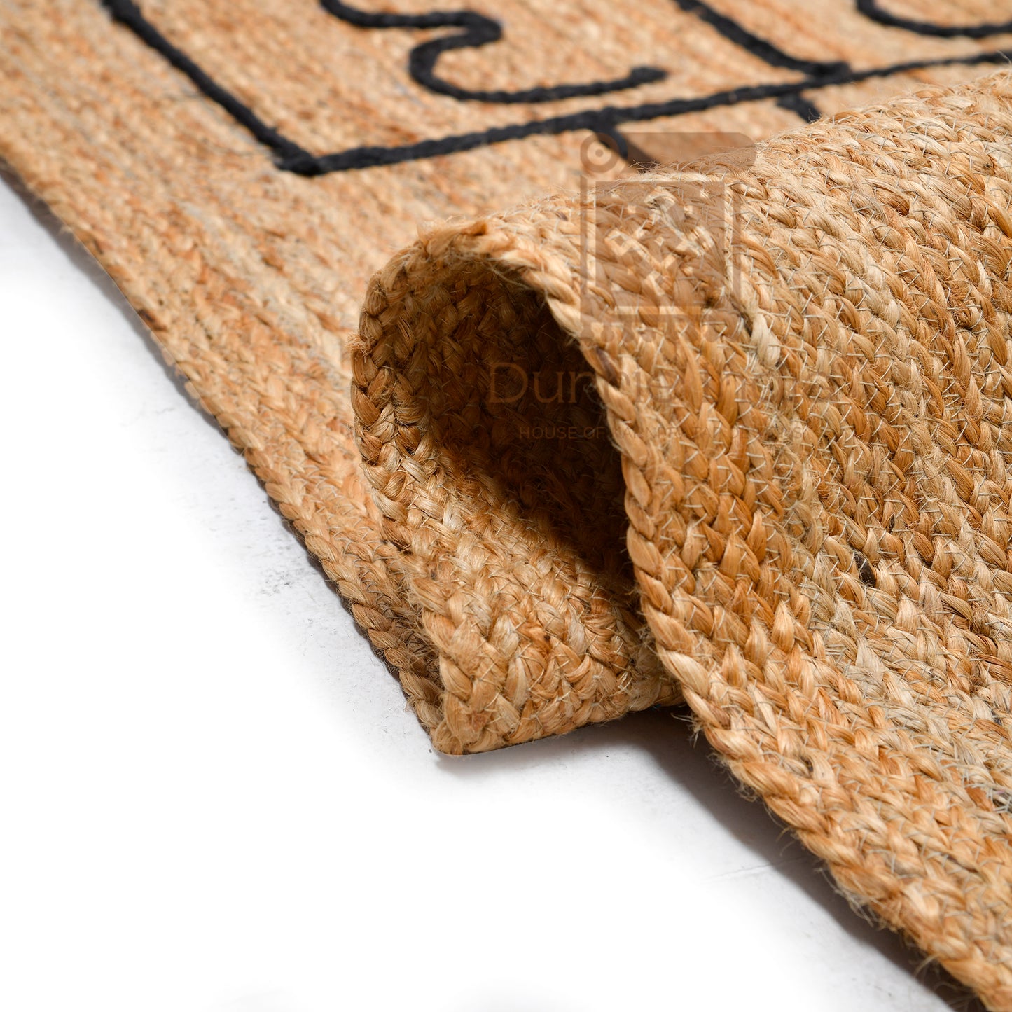 Farmhouse Hopscotch Jute Accent Rug