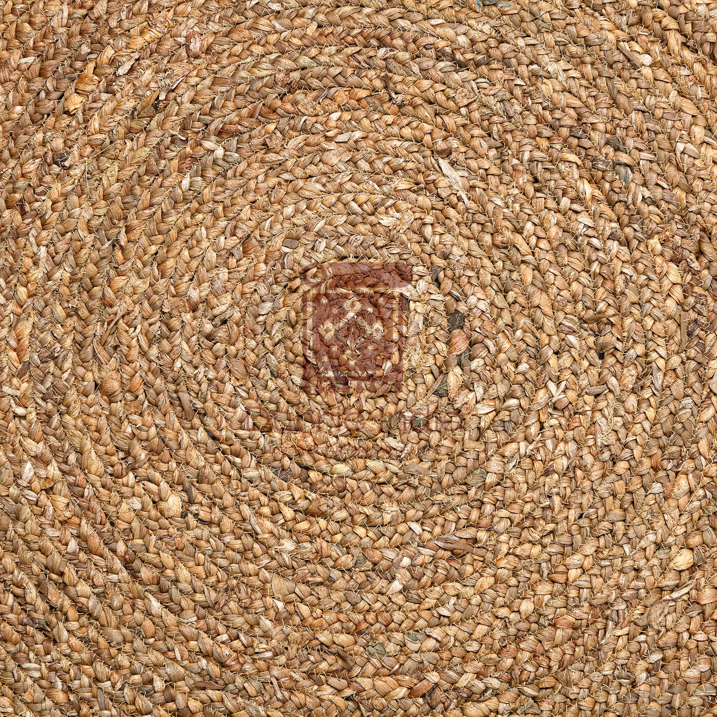 Harmony Border Water Hyacinth and Jute Rug - Handcrafted Elegance for your Living Space