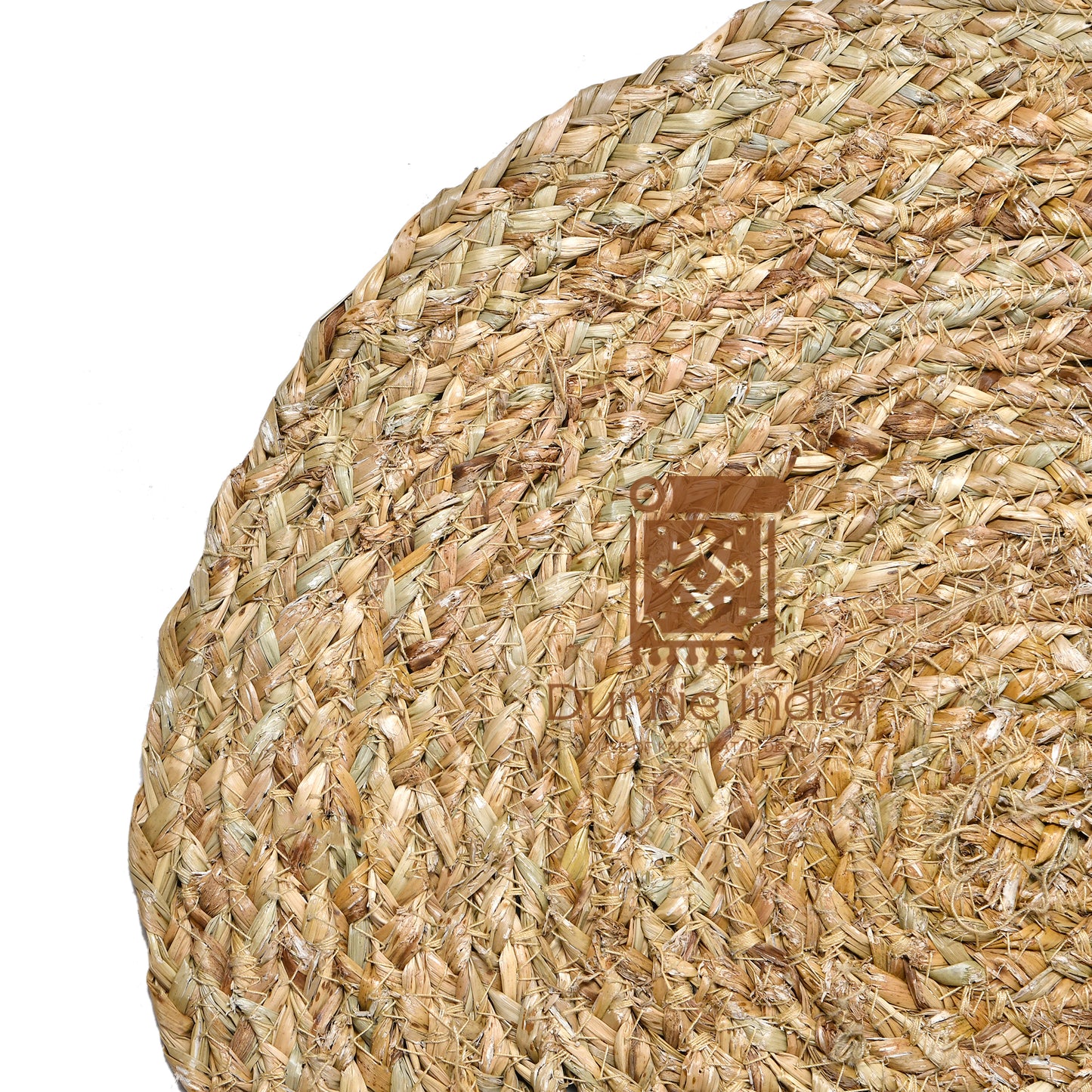 Coastal Breeze Round Water Reed Rug - Natural Serenity for Your Living Space