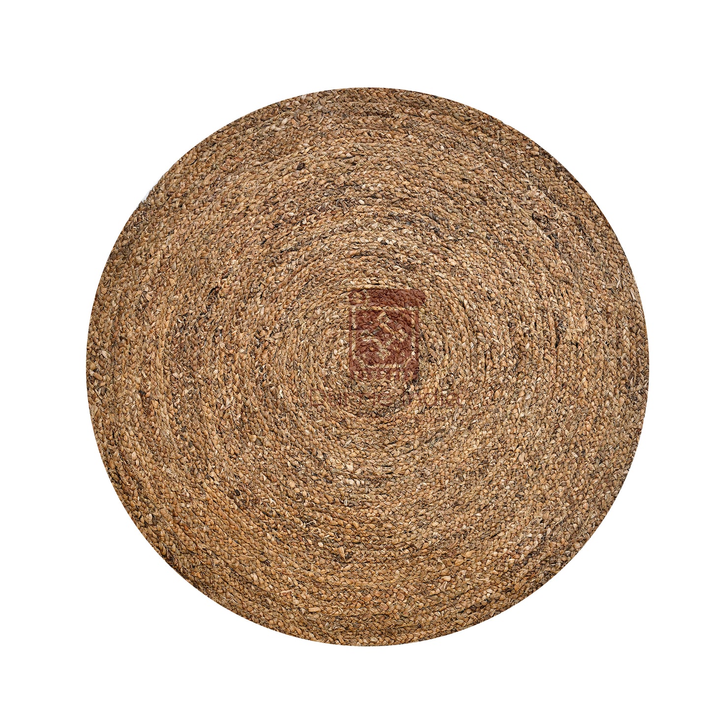 Aqua Serenity Round Water Hyacinth Rug