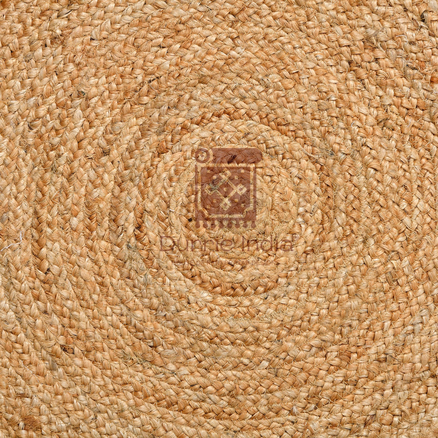 Handmade Crochet Web Border Round Hemp Rug - Artisanal Elegance for Your Living Space